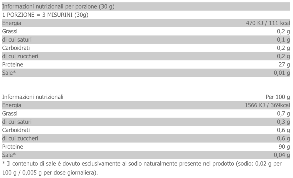 Natural Casein - 1kg - gusto natural - immagine 2